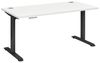 Maja Höhenverstellbarer Schreibtisch 5504 Metall anthrazit - weiß matt Bild 2