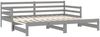 vidaXL Ausziehbares Tagesbett 2x(90x200) cm Grau Massivholz Kiefer [3083661] Bild 4