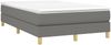 vidaXL Polsterbett, Stoff, 25,0 cm, Dunkelgrau, 120x200 cm, Natur Bild 3