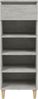 vidaXL Schuhschrank Betongrau 40x36x105 cm Holzwerkstoff 819776 Bild 3