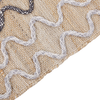 Teppich Jute beige 80 x 150 cm geometrisches Muster Kurzflor SOGUT Bild 5