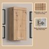welltime Hängeschrank Avena Badschrank mit 1 Tür & 1 Boden - (B/T/H) 37/23/77 cm Bild 2