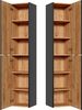 Badezimmer Hochschrank TOSKANA-BLACK-56 in seidenmatt anthrazit B/H/T ca. 35/170/33cm Bild 2