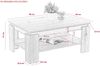 Couchtisch >TIM II< in weiß/Beton-Optik aus Holzwerkstoff - 90x40x60cm (BxHxT) Bild 2
