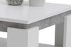 Couchtisch >TIM II< in weiß/Beton-Optik aus Holzwerkstoff - 90x40x60cm (BxHxT) Bild 4