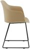 IDIMEX Gartenstuhl FORO (4 St), Outdoor Schalenstühle 4er Set UV-beständig mit Metallbeinen Beige Bild 4