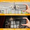 ZMH LED-Kerzenglühbirnen, E14, 4 W, 2700 K, Warmweiß, Edison-Filament, C35, Retro-Vintage-Glas, energiesparend, nicht dimmbar, 6er-Pack Bild 3