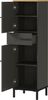 Germania Mediumschrank GW-Yonkers, in Graphit/Navarra-Eiche-Nb, mit Selbsteinzug der Schubladen, 34 x 123 x 34 cm (BxHxT) Bild 4