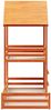 vidaXL Etagenbett mit Dach Wachsbraun 80x200 cm Massivholz Kiefer 3282395 Bild 5