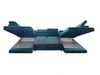 Ecksofa in U-Form AKITA, U-förmige Eckcouch mit Schlaffunktion, ausziehbares Sofa, 2 Bettzeugbehälter, verstellbare Kopfstützen, (Kronos 27), 72 x 201 cm Bild 4