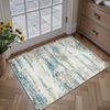 PURECOZY Teppich Kurzflor, Abstrakter Stil, Rutschfest und Waschbar, rechteckig, Höhe: 6.1 mm, geeignet für verschiedene Innenräume, 60x90 cm Bild 2