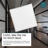 LUXULA LED Panel 62X62 cm Büro Einbauleuchte, LED fest integriert, Warmweiß, Backlight Ratserdeckenleuchte Bild 3