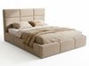 Polsterbett Celine - Bettkasten mit Gasdruckfedern - Doppelbett mit Lattenrost, Bett mit Polsterkopfteil, Bettgestell, Schlafzimmer, Bouclé-Stoff (160 x 200 cm, Beige (Coral 65)) Bild 2