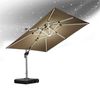 PURPLE LEAF Ampelschirm Quadratischer Außenbereich Sonnenschirm, Gartenschirm mit Solar LED, LxB: 270,00x270,00 cm, für Garten,Terrasse, Pool Bild 4