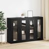 vidaXL Wandmontierte Schränke 2 pcs Schwarz Eichen-Optik 3394568 Bild 4