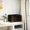 vidaXL Holzkiste mit Griffen Schwarz 40x30x23 cm Massivholz Kiefer 4017400 Bild 3
