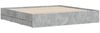 vidaXL Bettgestell mit Schubladen Betongrau 200x200 cm Holzwerkstoff 3207248 Bild 4