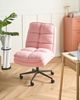 Bürostuhl ADDISON Bouclé Rosa Bild 3