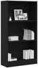 vidaXL Bücherregal Schwarz Eichen-Optik 60x24x109 cm Holzwerkstoff 862455 Bild 3