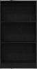 vidaXL Bücherregal Schwarz Eichen-Optik 60x24x109 cm Holzwerkstoff 862455 Bild 5
