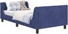 vidaXL Kinderbettgestell mit Kopfteil Polizeiblau 90 x 190 cm Samt 42010883 Bild 2