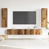 vidaXL TV-Wandschränke 4 Stk. Altholz-Optik Holzwerkstoff 3328973 Bild 3