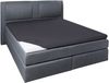 Vario Jersey-Spannbetttuch Elasthan für Topper anthrazit, 100 x 200 cm Bild 2