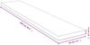 vidaXL Regalbrett, Bambus natur, 100 x 20 x 4 cm Bild 4