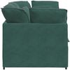 vidaXL Modulares Sofa mit Kissen Samt Dunkelgrün 3321251 Bild 5