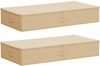 vidaXL Aufbewahrungsbox 2 pcs Creme 90 x 48 x 15 cm Vliesstoff 42024616 Bild 2