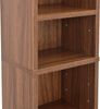 en.casa CD Regal Aventoft mit 12 Fächern Walnuss Bild 5