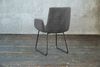 KAWOLA Stuhl NEW CHARME Esszimmersessel Cord grau 87 x 66 x 59 cm Bild 5