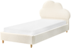 Kinderbett Wolke Bouclé BELLEVUE 90 x 200 cm Cremeweiß Bild 4
