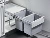 HAILO 3641-12 Abfallsorter 36 (2x18) Liter RAUMSPAR TANDEM ab 40 cm Schrankbreite Bild 1