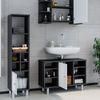 Badmöbel-Set Fynn Anthrazit 3 Teile, mit Midischrank Tür klein Vicco Bild 5