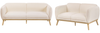 Sofa Set 5-Sitzer LJUNG Bouclé Hellbeige Bild 4