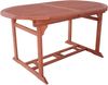 Garden Pleasure Garten Tisch Stockholm Eukalyptus Holz Esstisch oval ausziehbar Bild 2