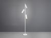 Moderne Stehlampe SOKA mit 3 schwenkbaren Spots, Weiß, Höhe 150cm Bild 3
