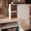 Flurschrank Elano Weiß/Eiche 140x80 cm Vicco Bild 4