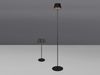 SET: Kleine Akku Stehlampe 123cm & Tischlampe 39cm für Outdoor kabellos Schwarz Bild 3