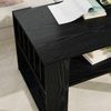 vidaXL Couchtisch Schwarz Eichen-Optik 66 x 49,5 x 45 cm Holzwerkstoff 8000117 Bild 4