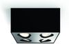 Esszimmerleuchte Box 20,2x20,2 cm schwarz 4-flammig quadratisch Bild 1