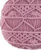 Pouf rosa ⌀ 40 cm KAYSERI Bild 5