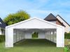 Toolport Partyzelt Pavillon, PE Plane 450 N weiß, 5x8 m Bild 3