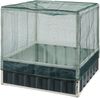 Hochbeet mit Netz Alblasserdam 90x90x88 cm Anthrazit [en. casa] Bild 3