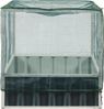 Hochbeet mit Netz Alblasserdam 90x90x88 cm Anthrazit [en. casa] Bild 5