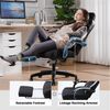GTPLAYER Gaming-Stuhl Ergonomischer Gaming Sessel Schreibtischstuhl mit Stoffoberfläche (Pacekung), Federsitzkissen Bild 2
