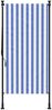 vidaXL Außenrollo Blau und Weiß 120x270 cm Stoff und Stahl 368765 Bild 3