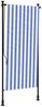 vidaXL Außenrollo Blau und Weiß 120x270 cm Stoff und Stahl 368765 Bild 2