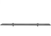 vidaXL Schwebendes Regal, Glas schwarz, 0,8 x 20 x 80 cm Bild 2